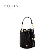 Bonia Black Semplice Petite Bucket Bag | Beg baldi