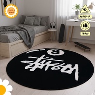 TUFTARUGS 8ball stussy 100cm premium anti-slip wool carpet