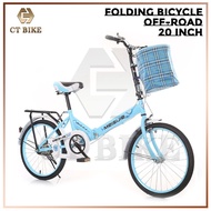 Folding Bicycle 20 INCH Bike Easy Cary Adult Mountain Bike Off-Road Cycling Sport