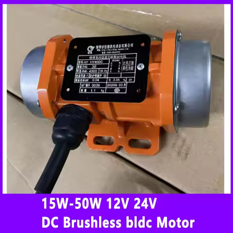 15W-50W 12V 24V DC Brushless bldc ​Motor Electric Vibration Engine Concrete Vibrator High Frequency 