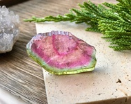 裸石 / 天然西瓜碧璽切片