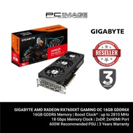 GIGABYTE AMD RADEON RX7600XT GAMING OC 16GB GDDR6X GV-R76XTGAMING OC-16GD