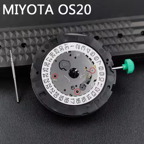 Genuine Miyota 0S20 Quartz Chronograph Watch Movement Modified Japan Movement OS20 Chronograph Secon