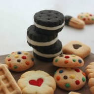 羊毛氈手作 Oreo奧利奧餅乾 胸針/別針/磁鐵/冰箱貼/髮夾髮飾