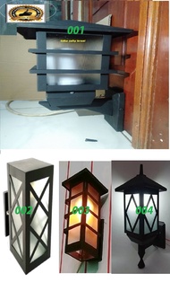 lampu pilar tempel dinding cagak teras outdorr indoor mode klasik termurah