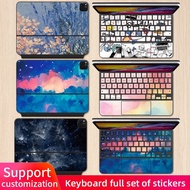 Suitable For Magic Keyboard Skin Sticker 2022 IPad Pro4 11 inch ipad pro 6 12.9 ipad air 4/5 10.9 Tablet sticker full Decal Protective Keyboard Cover 2022/2021 new