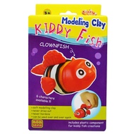 Kiddy Clay Kiddy Fish Modeling Clay Set With Plastic Components - Clown Fish