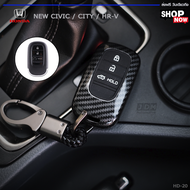 🔥Premium KEY🔥เคสกุญแจรถยนต์ ALL NEW HONDA 2022 Jazz / Civic / Accord / CITY / CRV / HRV เคสกุญแจรถแบบ Smart key (กดสตาร์ท 2-4 ปุ่ม) พร้อมพวงกุญแจรถยนต์
