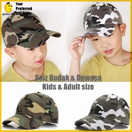 GEC Kids Adult Unisex Combat Style Army Cap Army Plain Cap Baseball Cap