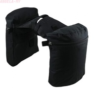 [ANGELA]Oxford 600D Saddle Bag Set for Equestrian Use Includes For horn Bag 8Wx3.5Hx2.5D