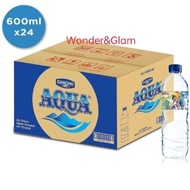 Diskon! Aqua 600Ml / Aqua Botol 600Ml / Aqua Air Mineral 600Ml 1 Dus