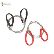 2 Pack PVC Pipe Cable Saw Stainless Steel Wire Saw Hand Pocket String Rope Saw Emergency Survival Wi