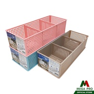 - KEYWAY Multipurpose 3 Compartment Basket No.P2-0074 Plastic Grille