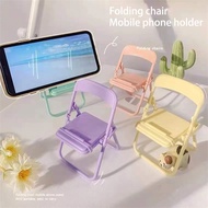 Foldable Phone Holder Creative Chair Mobile Phone Holder Multi-function Phone Stand Mini Desktop Stand