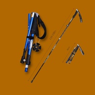 TaffSPORT Foldable Hiking Stick Trekking Pole 5 Sections 1.1m Foldable 36cm - TF13