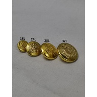 Gold Button 18L - 32L 1 Pack/100pcs Ready Stock | Clothes Accessories,