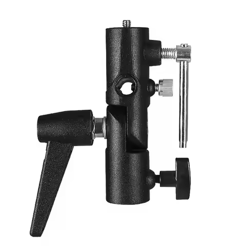 Umbrella Swivel Holder Bracket 1/4" 3/8" H F Studio Photo Speedlight Light Stand