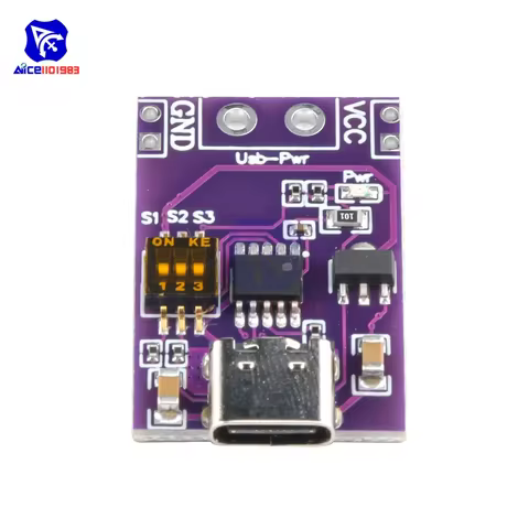 USB C PD Trigger Module DC-DC QC Trigger Power Bank Module Breakout Delivery Board Fast Charger Boar