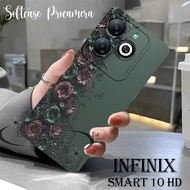 INFINIX [GCR707]Vi Smart 10 HD Silicone 8/ 8 HD/ 8 PRO/ 8 PLUS/ Hot 40i Cool Floral Wallpaper Motif