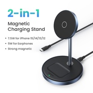 【MagFlow】UGREEN Magnetic Wireless Charger Stand 20W Ma Stand For iPhone 16 15 14 Pro Max AirPods Fas