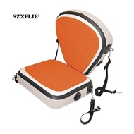 [Szxflie1] Kayak Seat Adjustable Kayak Accessory Canoe Seat for Rafting Kayaks Rowboats Orange