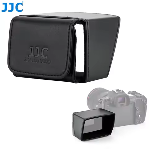JJC Camcorder 3" LCD Screen Hood for Sony ZV-E1 ZV-1F ZV-1 A7CR A7C II Canon EOS R50 R8 R 6D EOS 80D