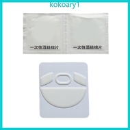 KOKO Mouse Round Edged Mouse Glass Skates Gliding Pad For ATK Mouse Accessories