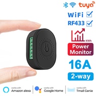 Tuya Wifi Mimi WiFi Switch RF433 10-key Remote Control 16A DIY LED Light Smart Life Push Module Supp