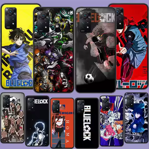 Anime Blue Lock Phone Case For Redmi Note 14+ 13 Pro Plus 14C 13C 12C 12 10A 10C 10 9 8 9A 9C 9T 8A 