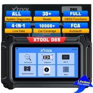 [Lifetime Free] XTOOL D6S OBD2 Scanner for Car All System Scan FCA CANFD 30 Resets Throttle Relearn