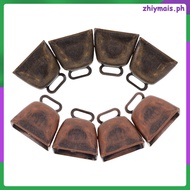 Home Decor Cow Bells Cowbell for Sporting Events 8 Pcs  zhiymais