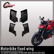For DUCATI Streetfighter V4 V4S V4SP 2020-2023 V2 2022-2023 Motorcycle fixed wing Spoiler Side Wingl