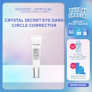 Wardah Crystal Secret Eyes Dark Circle Corrector 10ml - Brighten with Alpha Arbutin, Peptide, Even O