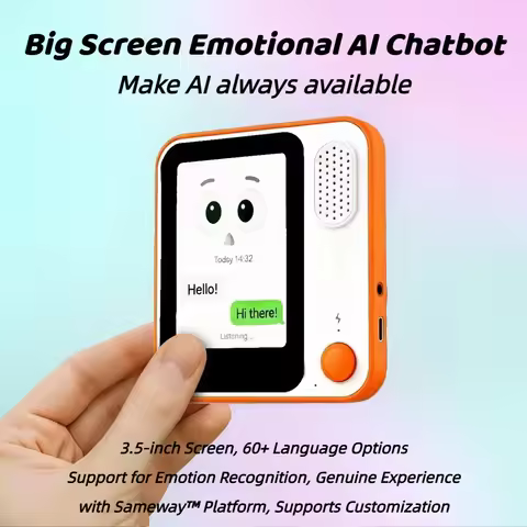 AI Chatbot Companion GPT Chatbot Multilingual Emotion Recognition Privacy Protection HD Screen Custo