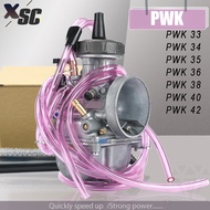 Motorcycle PWK 33mm 34mm 35mm 36mm 38mm 40mm 42mm Carburetor For KEIHIN 2T 4T Scooter ATV UTV 250CC 300CC 350CC 400CC Engine