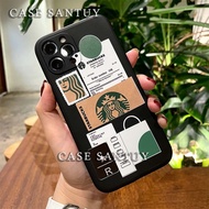 Soft Case Xiaomi Redmi 4A 4X 5A 6 6A 7 Starbucks Black Case Casing - STB NOTE BLACK, Redmi 6A