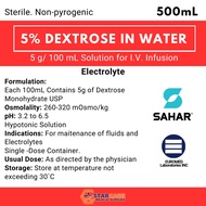 DEXTROSE IN WATER FOR IV INFUSION SAHAR