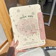 zoyu | Ốp lưng iPad 11 Pro Air 7 Air 6 Ultra Thin 2025 Apple 13 inch chống cong 129 nhẹ dễ thương 4