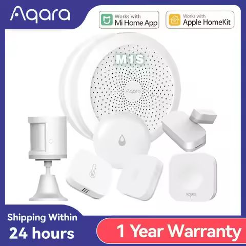 Aqara Smart Home Kit Aqara Gateway M1S Hub Human Body Wireless Switch Temperature Water Sensor Door 