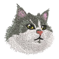 【繡花數據銷售】挪威森林貓