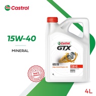 Castrol GTX 15W-40 Engine Oil for Petrol and Diesel Car (4L)