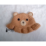 Character Knitted Hat | Crochet Bucket Hat