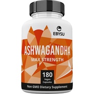 Ashwagandha 1,300mg – 180 Ashwagandha Capsules – Mood Support Supplement – Ashwagandha Supplements f