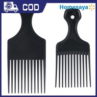 [Homesaya] Wide Teethb Hair Pick Plasticb for Curly Afro Hair Styling