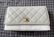 Chanel 23C 灰色金球 Woc wallet on chain