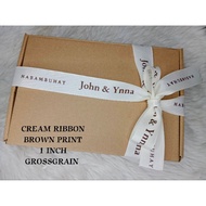 GROSSGRAIN ribbon personalized (50 yards per roll)