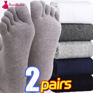 1/2Pairs Sports Running Toe Short Socks - Sweat Absorbent, Breathable, Elastic - Separate Five Finge