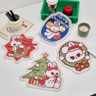 聖誕辣妹兔異型滑鼠墊 電競游戲辦公滑鼠墊