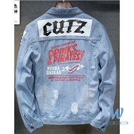 [Ready Stock] Mens Fashion Jeans Long Sleeve Denim Jacket / Jaket Jeans Fesyen Lengan Panjang Lelaki