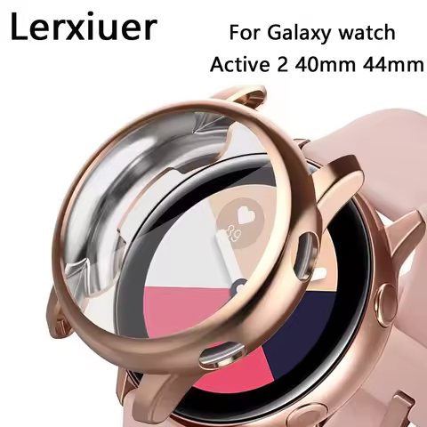 Case For Samsung Galaxy watch active 2/active 1 40mm 44mm bumper full coverage TPU silicone Screen s